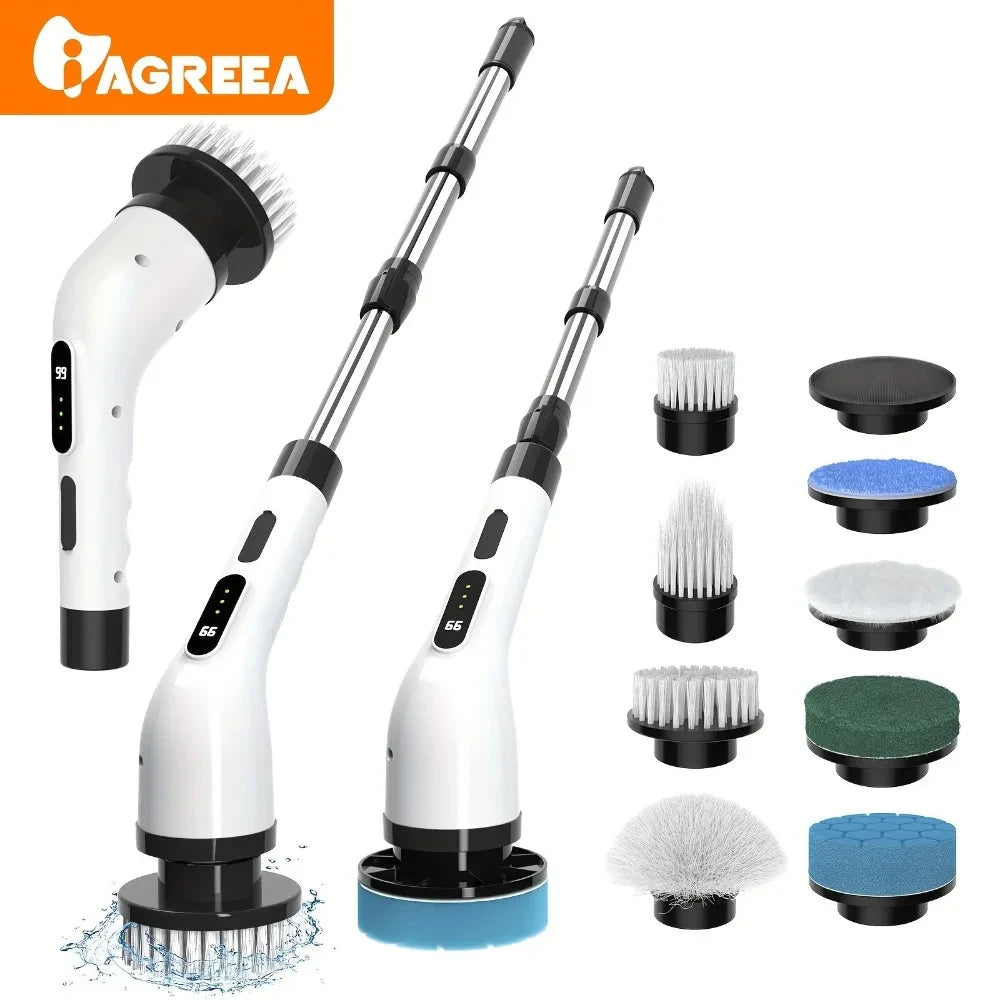 9-in-1 Cordless Electric Spin Scrubber