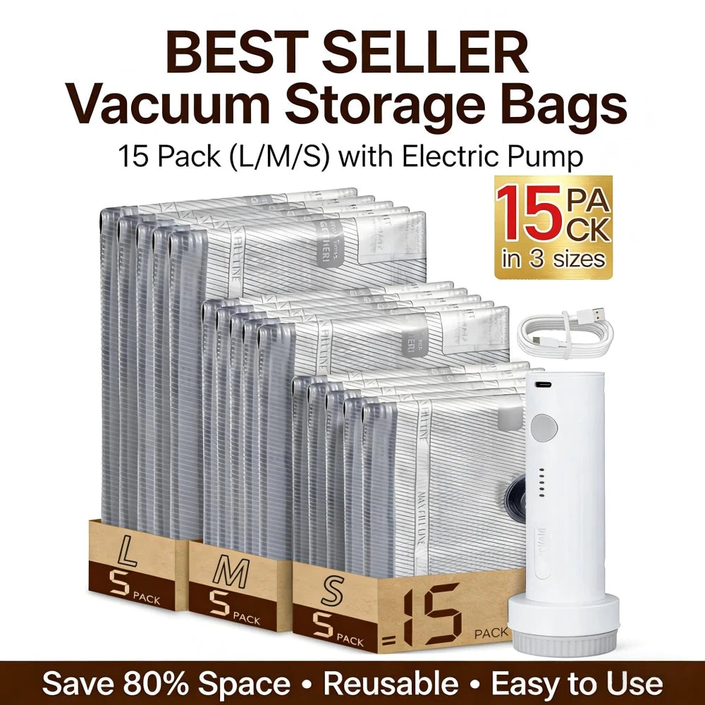 Travel Vacuum Compression Bags