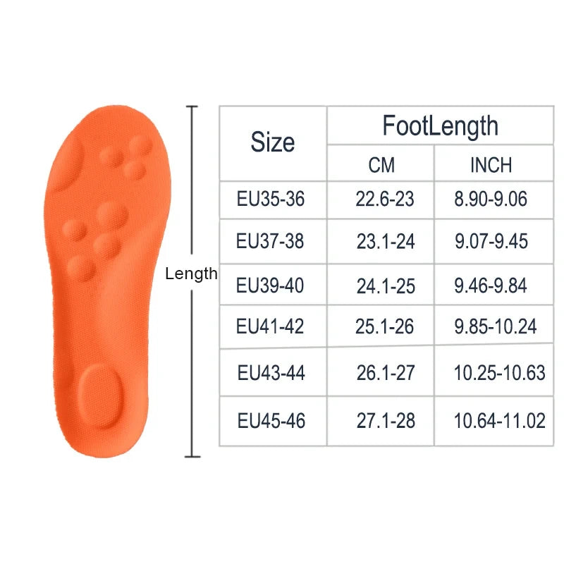 Breathable Arch Support Sport Insoles